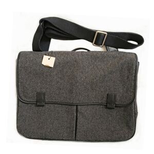 NEW Fossil Mercer HGBN East West Wool Messenger Briefcase